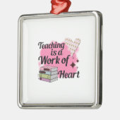 教えはハート メタルオーナメント (左)