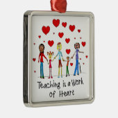 教えはハート メタルオーナメント (右)