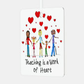 教えはハート メタルオーナメント (正面左)