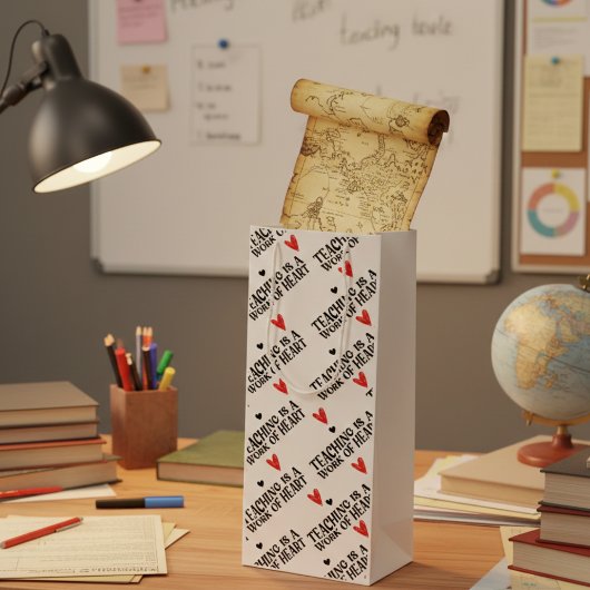 教えはハート ワインギフトバッグ