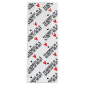 教えはハート ワインギフトバッグ (正面)