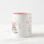 教えはハート、先生ギフトの作品 ツートーンマグカップ (中央)