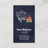 教えはハート 名刺 (正面)