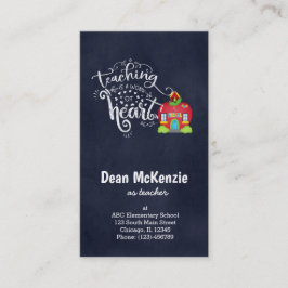 教えはハート 名刺