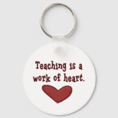 教えはハートTシャツとギフトの作品 キーホルダー (正面)
