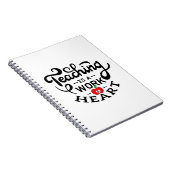 教えは先生に対するハート鑑賞の作品 ノートブック (右側)