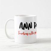 教えは楽観もっとも偉大的行為 コーヒーマグカップ (左)