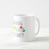 教えは素晴らし コーヒーマグカップ (正面右)