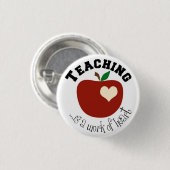 教えは「ハートの仕事」だ 缶バッジ (正面&裏面)