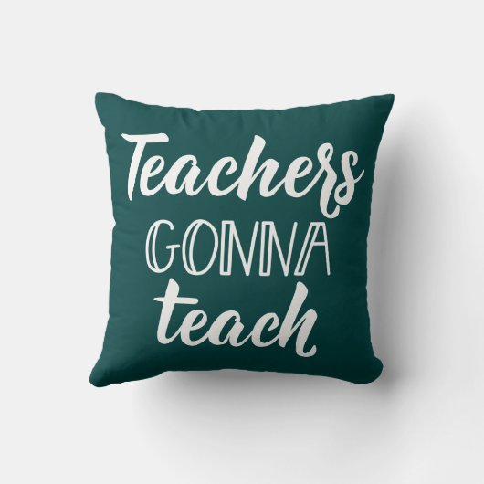 教えることを行っている先生 クッション (裏面)