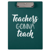 教えることを行っている先生 クリップボード (正面)