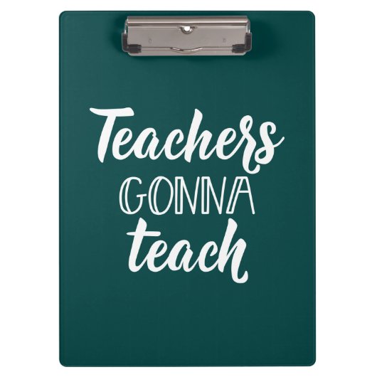 教えることを行っている先生 クリップボード (正面)