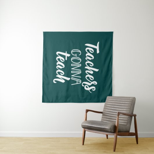 教えることを行っている先生 タペストリー (インサイチュ(横))