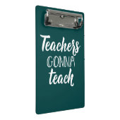 教えることを行っている先生 ミニクリップボード (アングル)