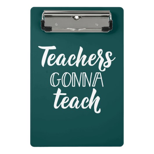 教えることを行っている先生 ミニクリップボード (正面)