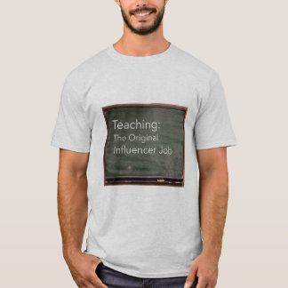 教える仕事: オリジナルのインフルエンサー Tシャツ