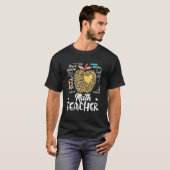 教えインスパイア可愛い愛数学先生歓迎バック Tシャツ (正面フル)