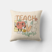 教えインスパイア愛 – かわいい学校の用品 クッション (裏面)