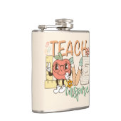 教えインスパイア愛 – かわいい学校の用品 フラスク (右)