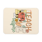 教えインスパイア愛 – かわいい学校の用品 マグネット (横)