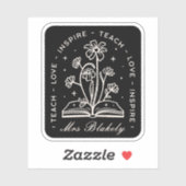 教えインスパイア気の利いた先生美学 シール (シート)