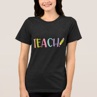 教え先生用T字 トライブレンドTシャツ