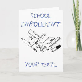 教え入学願書 招待状