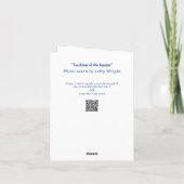 教え四季の一つ カード (裏面)