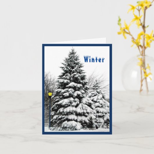 教え四季の一つ カード (黄色い花)