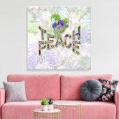 教え地球の平和 キャンバスプリント (インサイチュ (リビング))