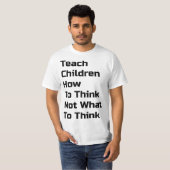 教え子の考え使い方 Tシャツ (正面フル)