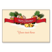 教え平和クリスマスパーティー テーブルナンバー (裏面)