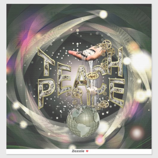 教え平和 シール (シート)