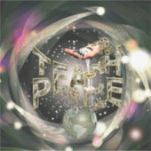 教え平和 シール (正面)