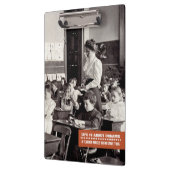 教え引用文 |ヴィンテージ先生写真 クリップボード (左)