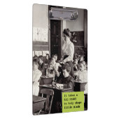 教え引用文 |ヴィンテージ先生写真 クリップボード (右)