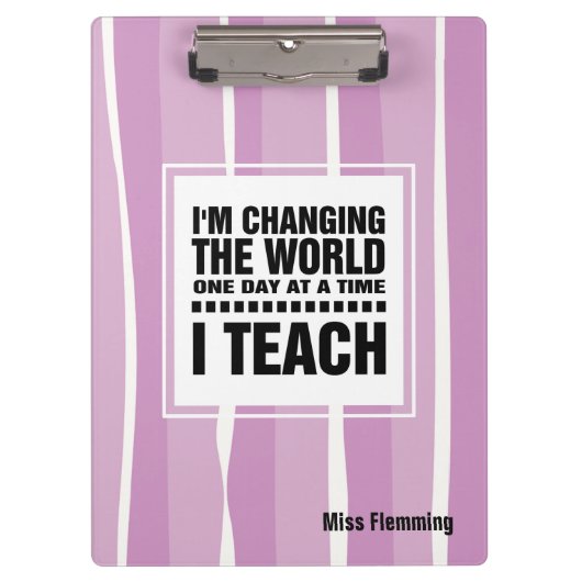 教え引用文 |名前をカスタムする クリップボード (正面)