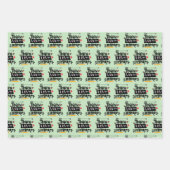 教え愛インスパイアお気に入りの先生ギフト包装 ラッピングペーパーシート (正面)