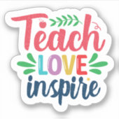 教え愛インスパイアカスタム- Vinyl Stickers シール (正面)