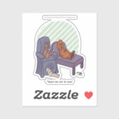 教え気にのカスタム要無し シール (シート)