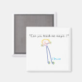 「教え私魔法」磁石 マグネット (正面/裏面)