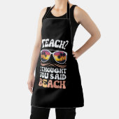 教え考え君はビーチ先生Groovyと言った エプロン (インサイチュ)