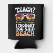 教え考え君はビーチ先生Groovyと言った 缶クーラー (正面)