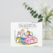 教え読お父さんを助けおもしろいて ポストカード (スタンド正面)