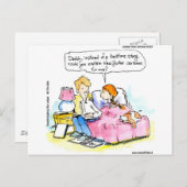 教え読お父さんを助けおもしろいて ポストカード (正面/裏面)