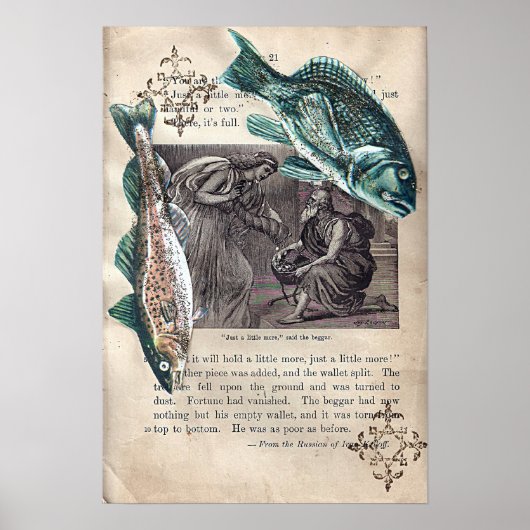 教え釣りをする人 ポスター (正面)