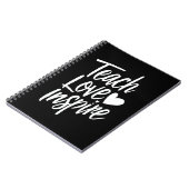 教え 愛を込めて 教師の日ギフト 教師の生活 ノートブック (左側)