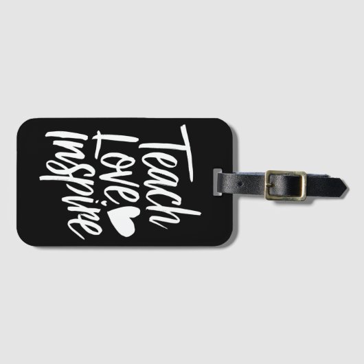 教え 愛を込めて 教師の日ギフト 教師の生活 ラゲッジタグ (正面横)