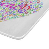 教え PeaceハートThunder_Cove カッティングボード (角)