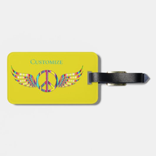 教え Peace Thunder_Cove ラゲッジタグ (裏面横)